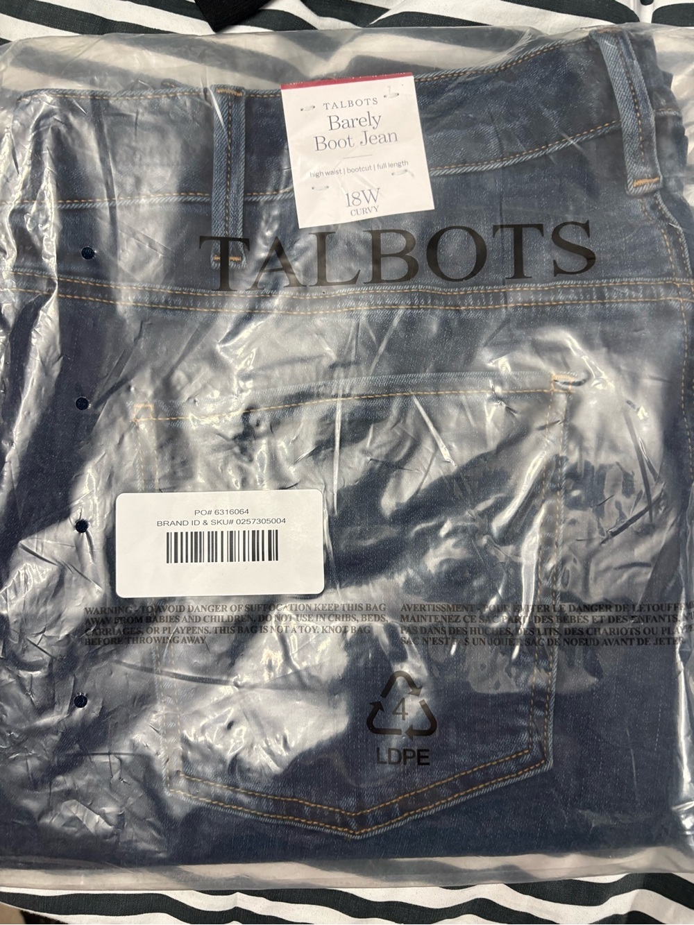 Talbots Barely Boot Cut Jeans
